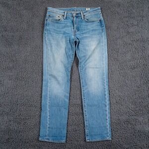 Levis Jeans Mens 30x30 Blue 511 Slim Fit White Oak Cone Denim